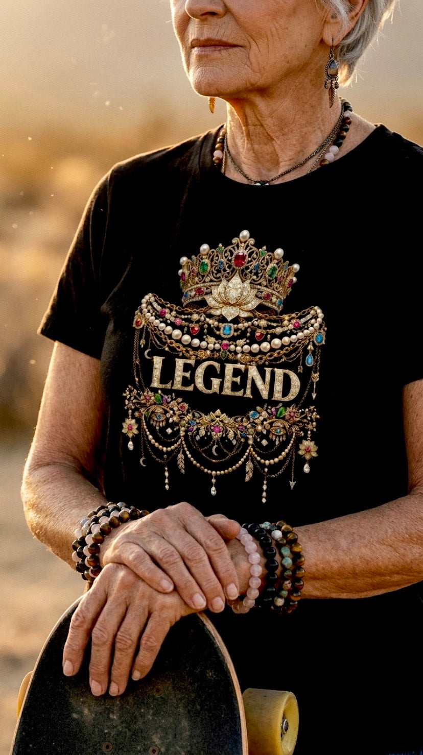 Legend Black Organic Tee