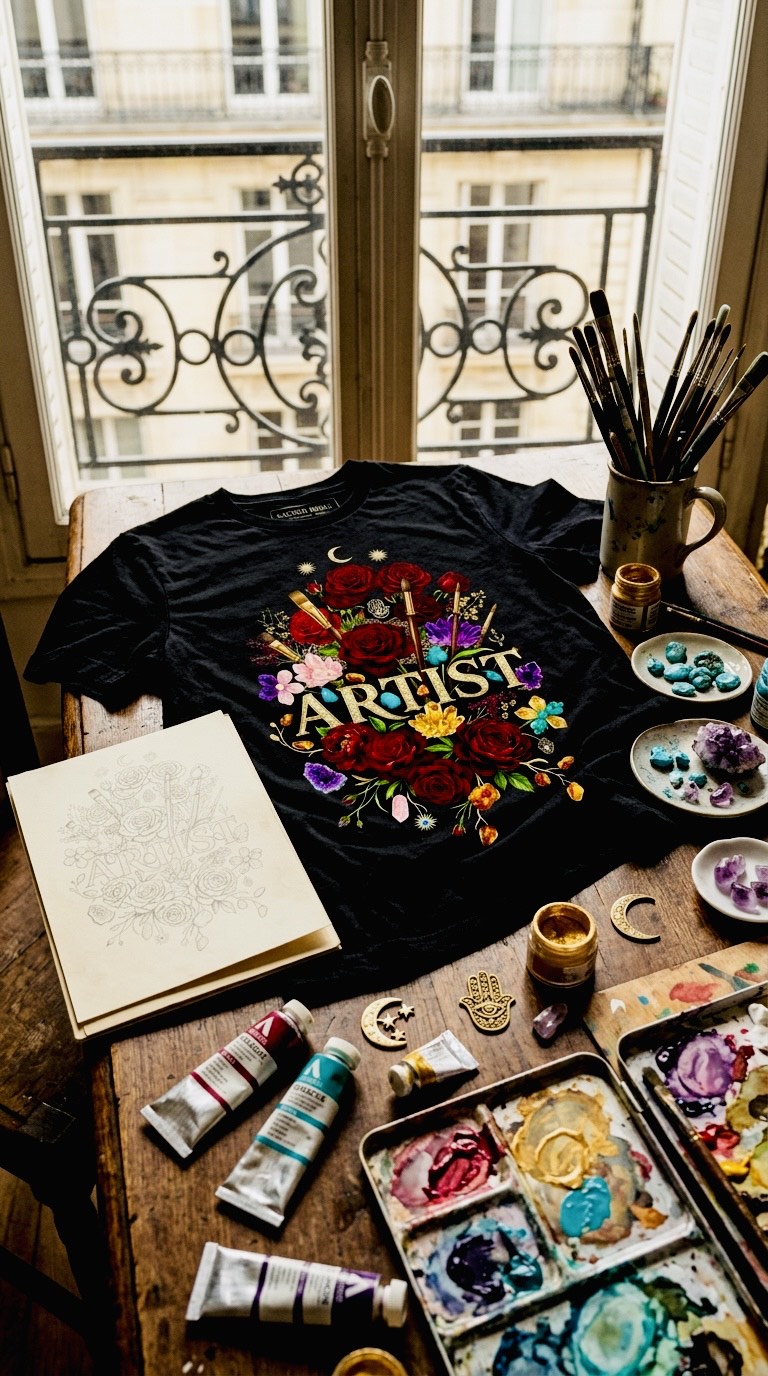 Artist Black Organic Tee