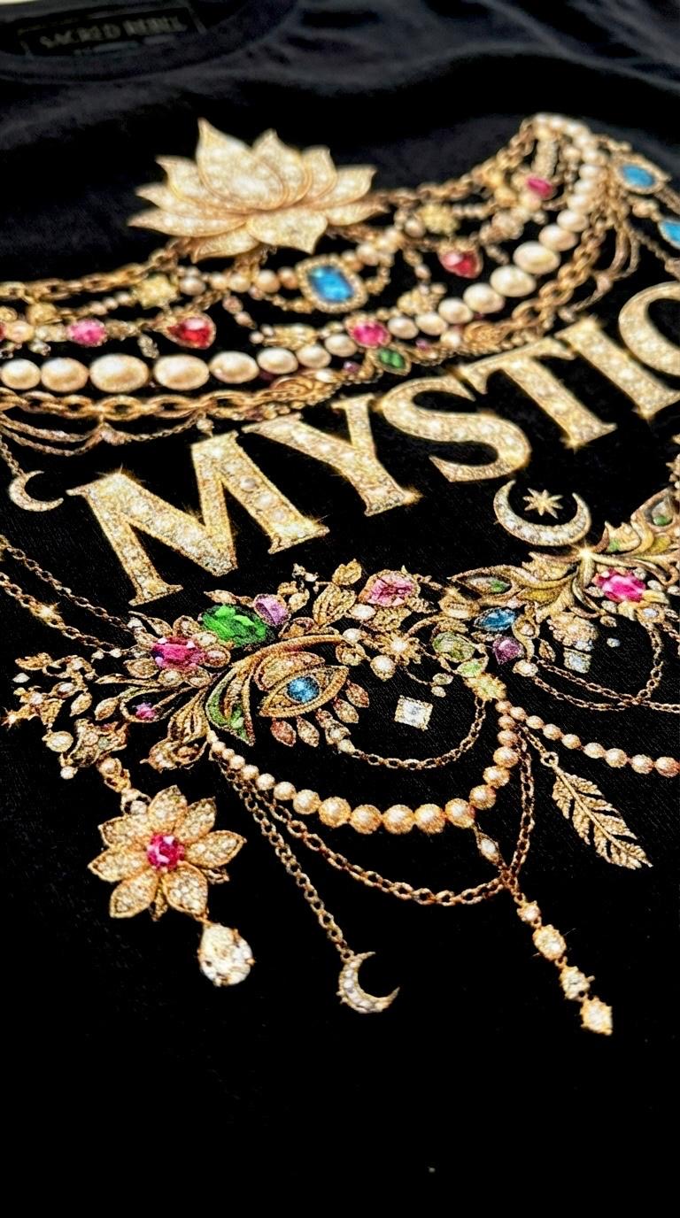 Mystic — Organic Black Tee
