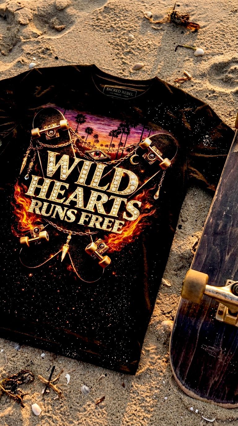 Wild Hearts Run Free - Organic Tee
