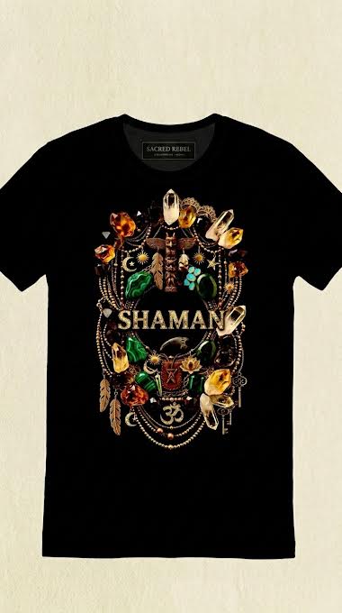 Shaman Black Organic Tee