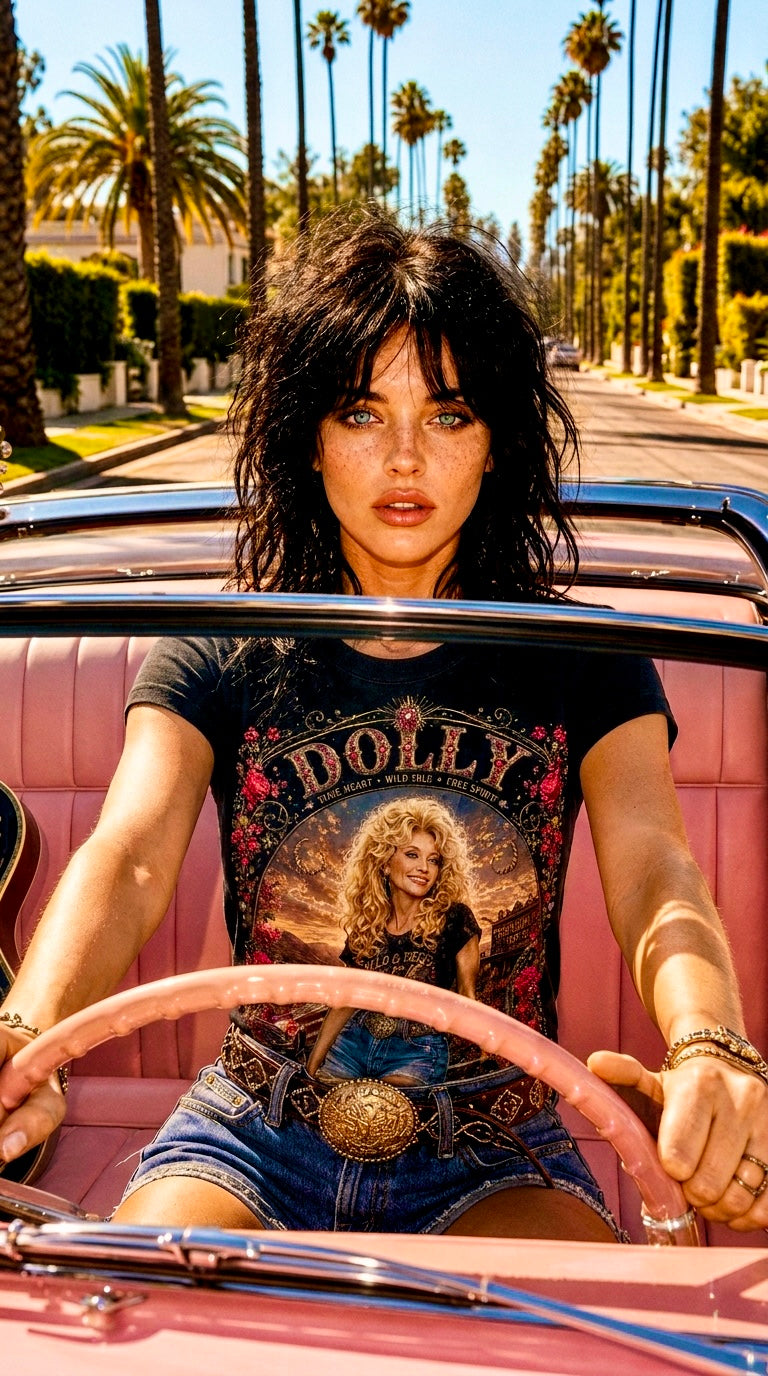 Dolly Special Edition Black Organic Tee