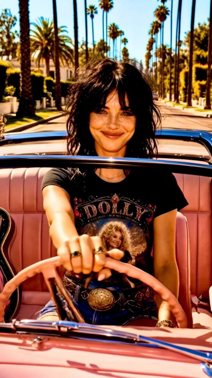 Dolly Special Edition Black Organic Tee