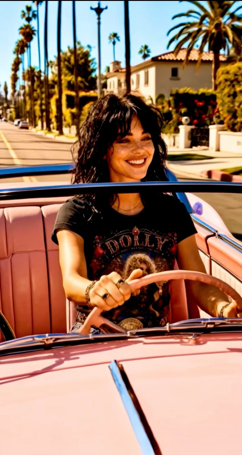 Dolly Special Edition Black Organic Tee