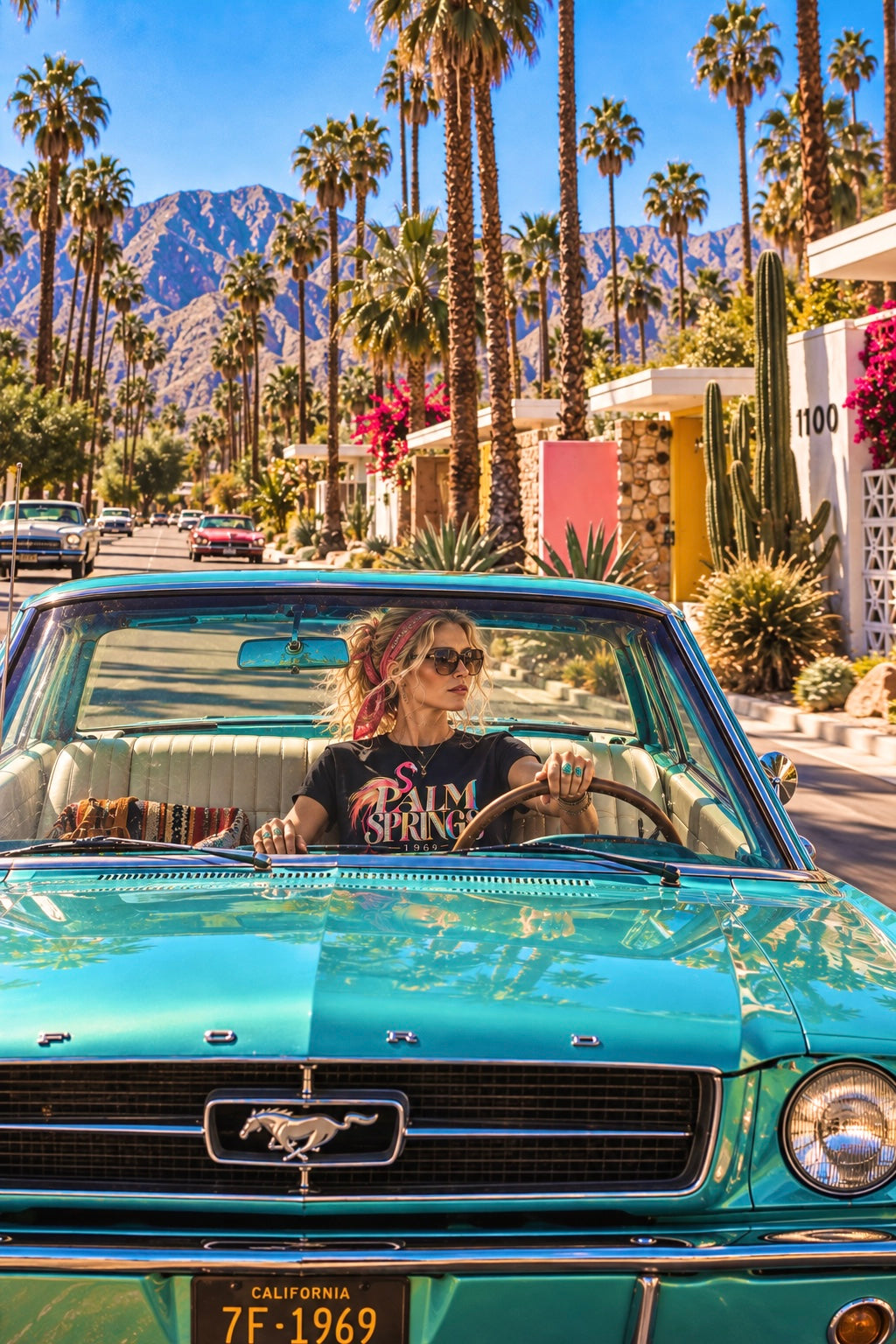 Palm Springs Special Edition Black Organic Tee