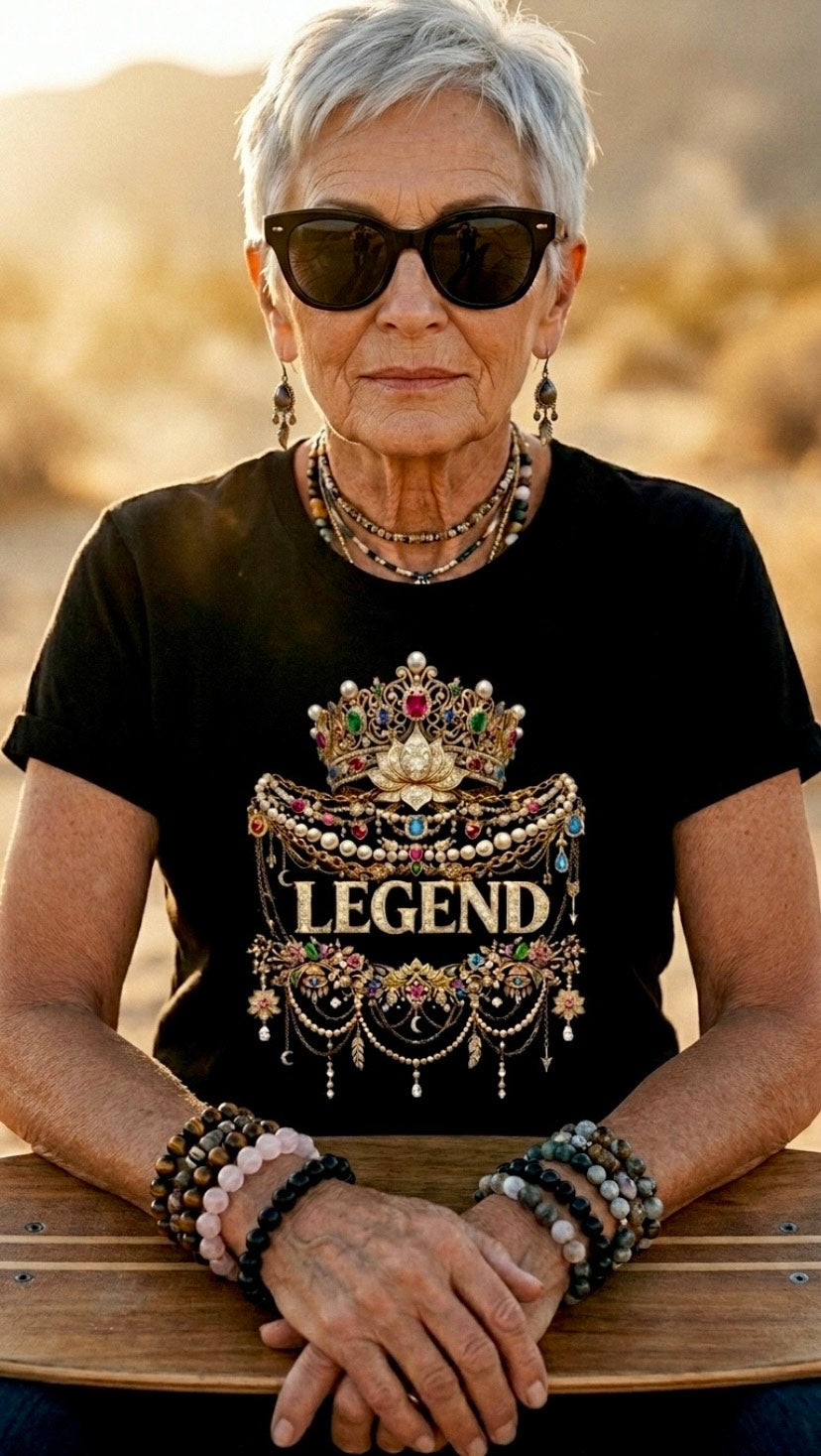 Legend Black Organic Tee