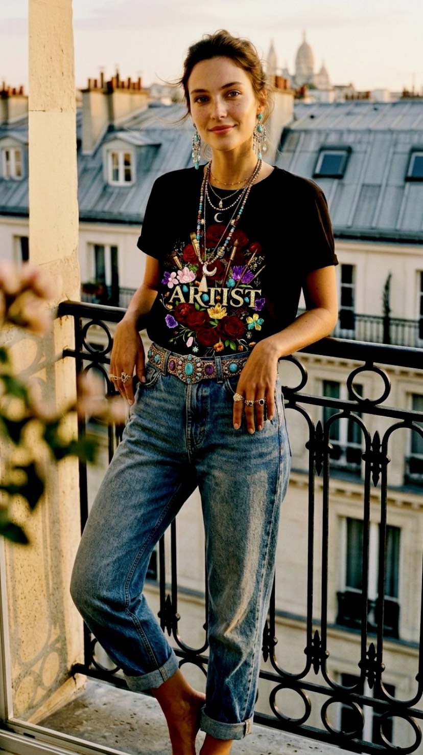 Artist Black Organic Tee