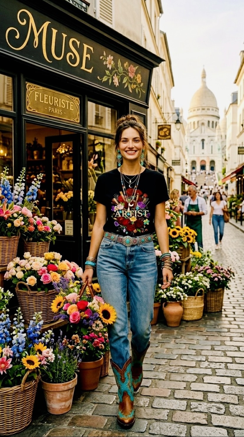 Artist Black Organic Tee