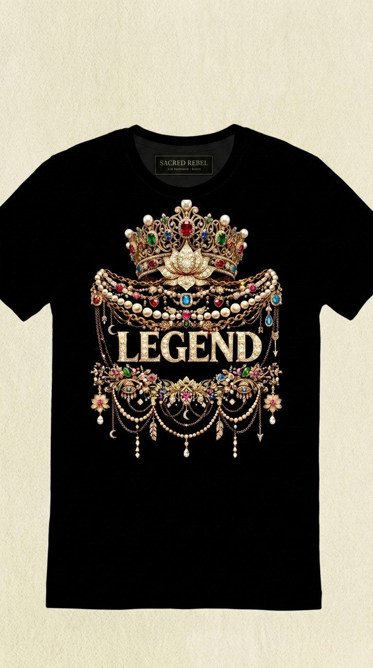 Legend Black Organic Tee