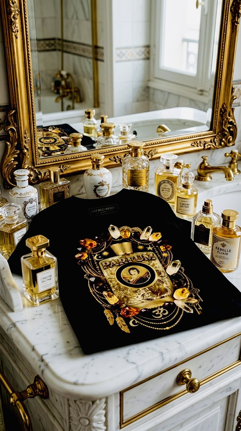 Parfum Black Organic Tee