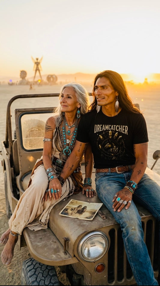 Dreamcatcher Black Organic Tee