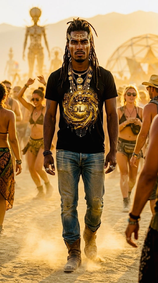Solar Black Organic Tee