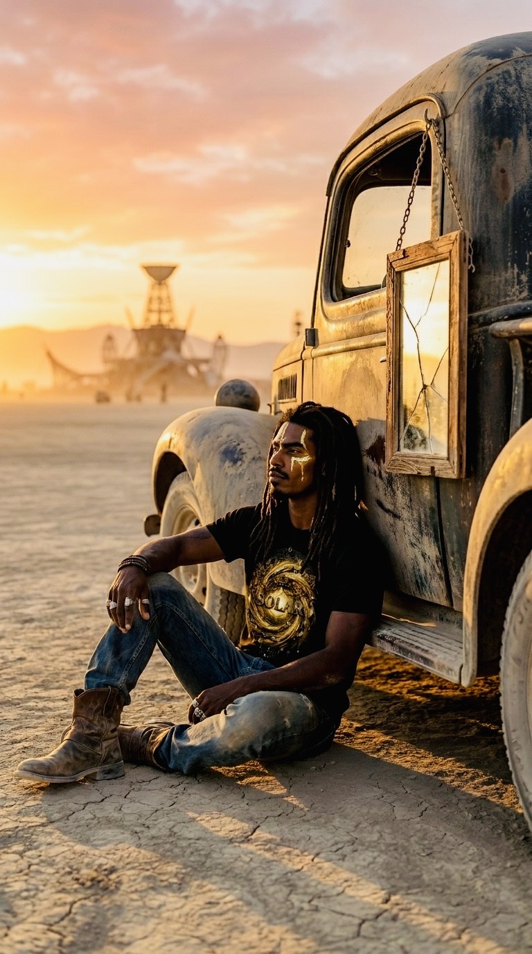 Solar Black Organic Tee