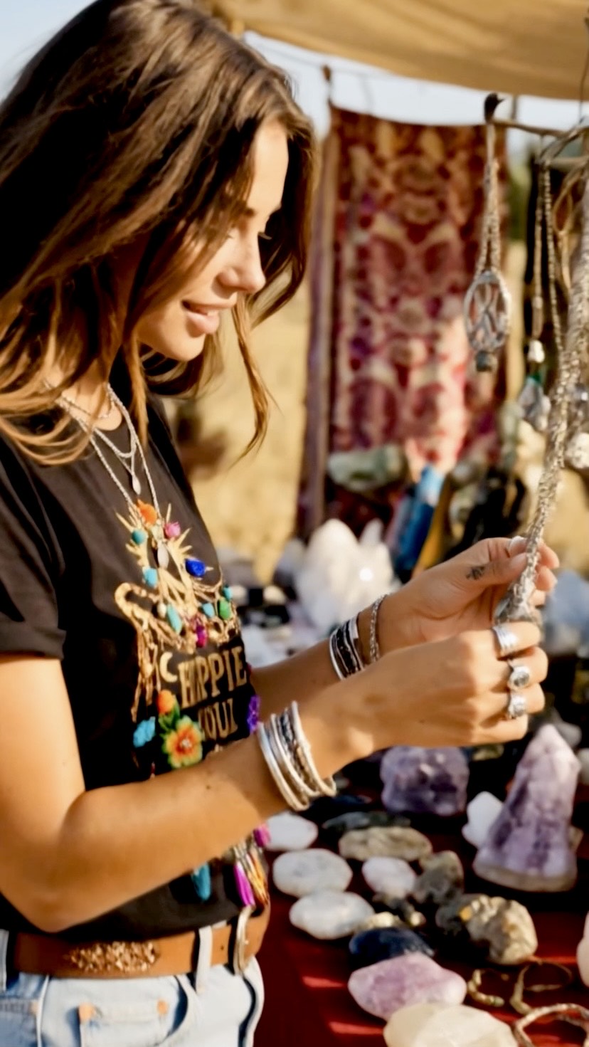 Hippie Soul Black Cotton Tee