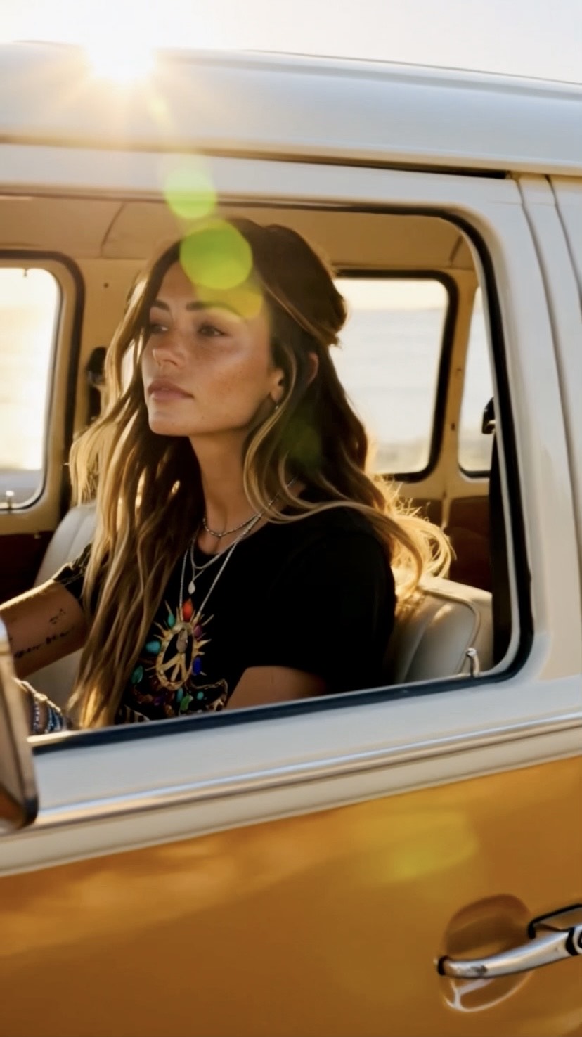 Hippie Soul Black Cotton Tee