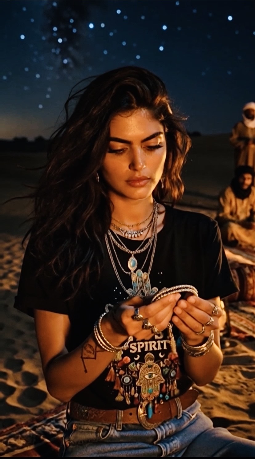 Gypsy Spirit Black Organic Tee
