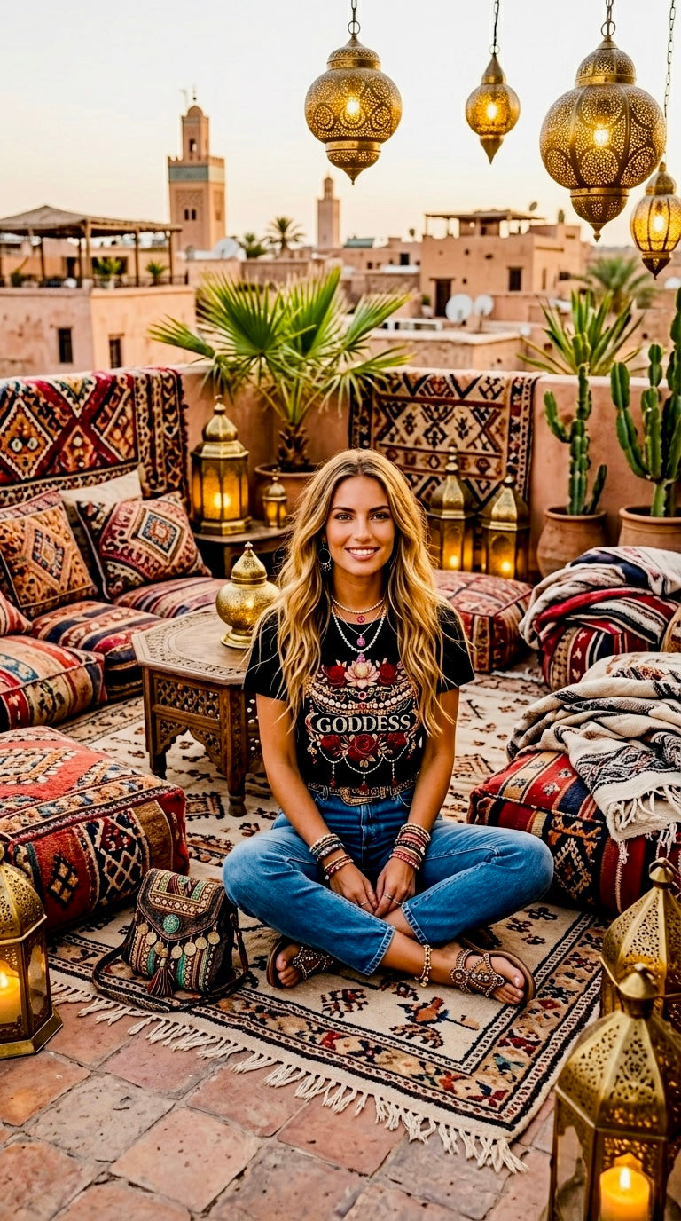 Goddess Black Organic Tee