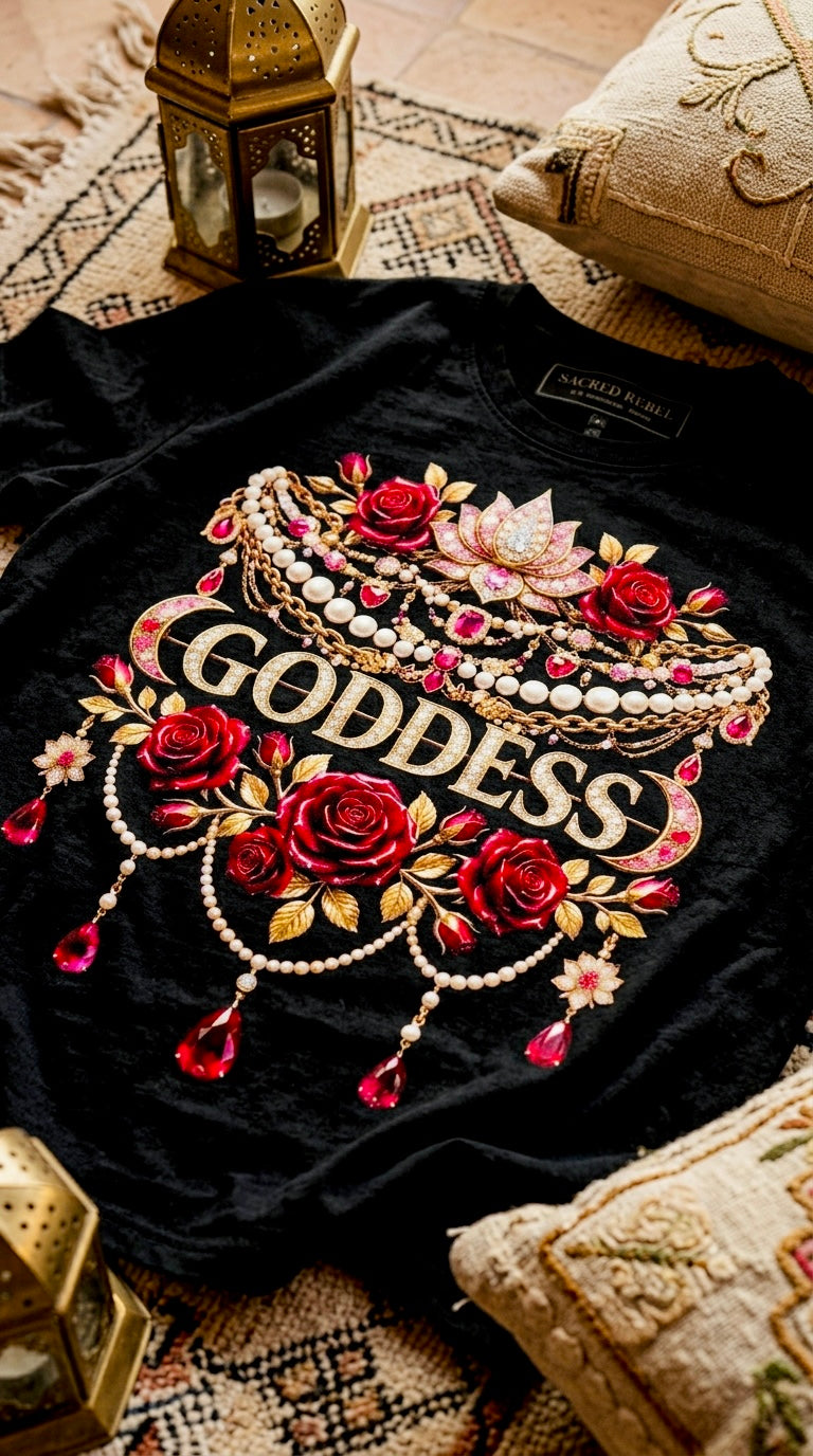 Goddess Black Organic Tee