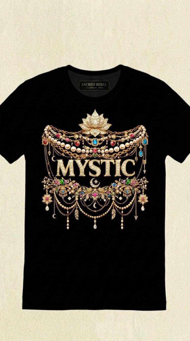 Mystic — Organic Black Tee