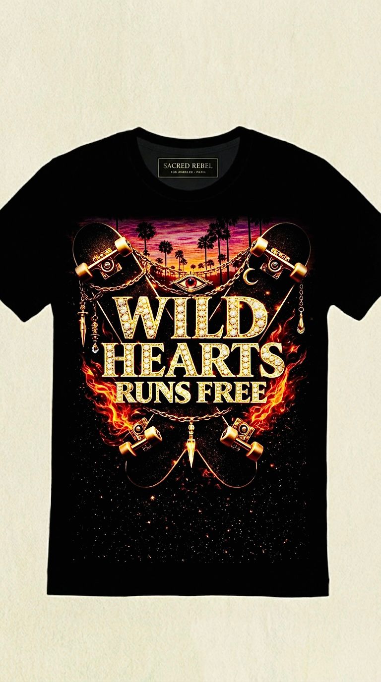 Wild Hearts Run Free - Organic Tee