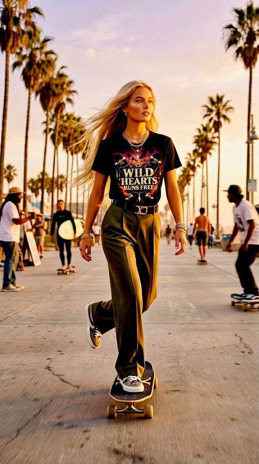 Wild Hearts Run Free - Organic Tee
