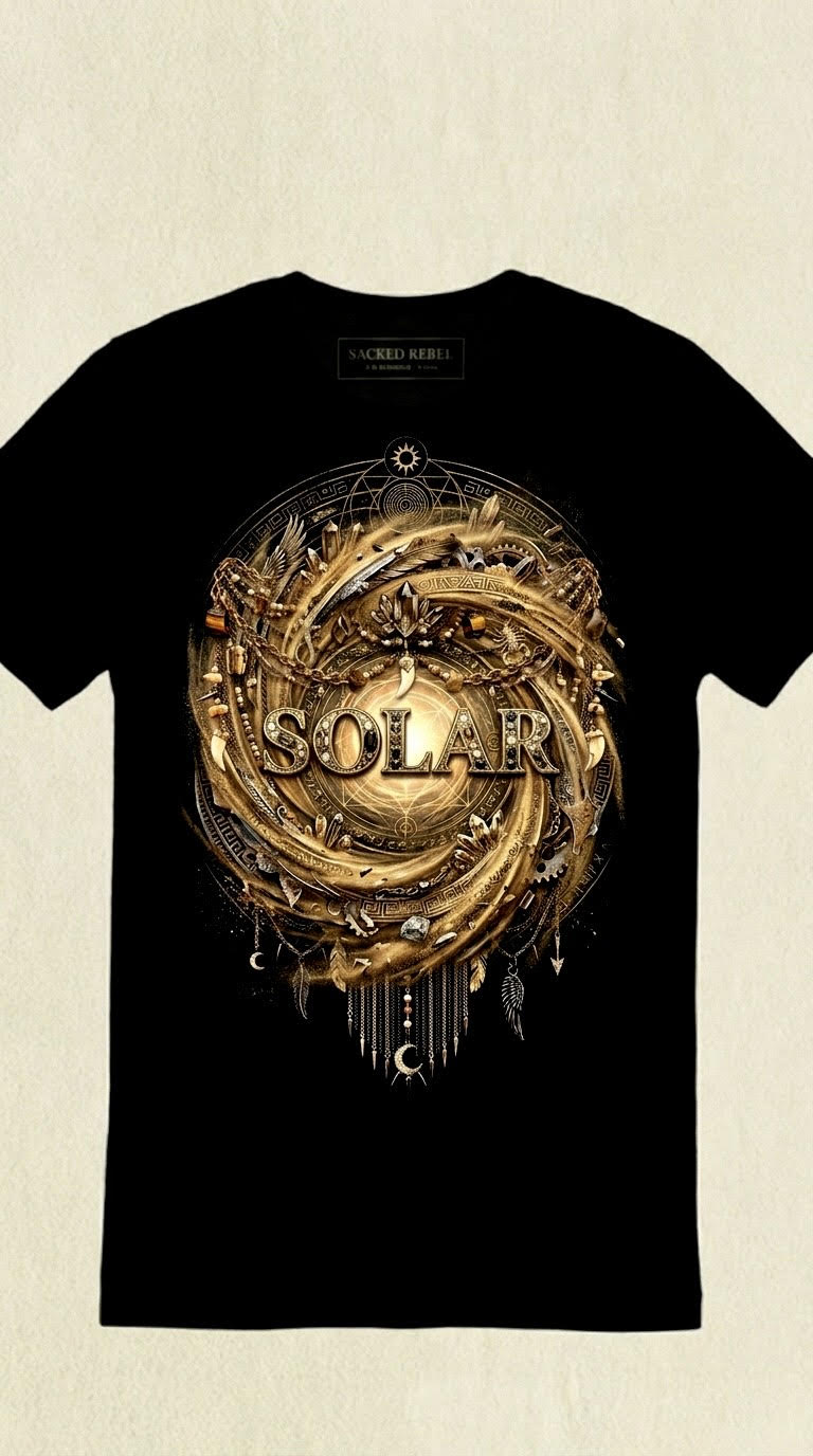 Solar Black Organic Tee
